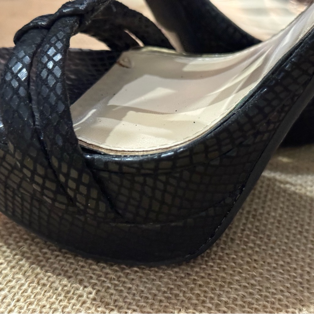 Jessica Simpson Black High Stiletto Heels - Picture 7 of 8